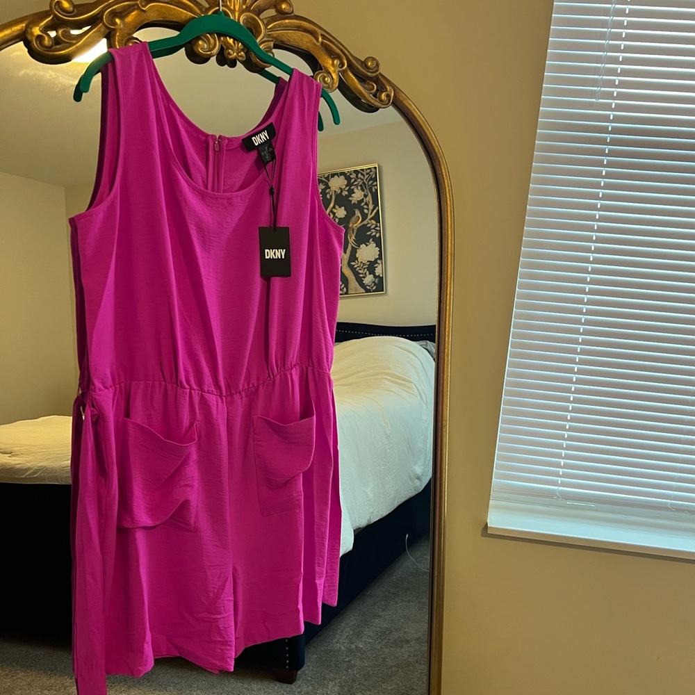 Pink DKNY Romper size 16 - Picture 2 of 9